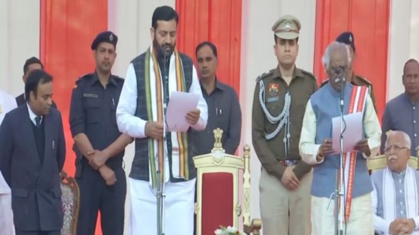 Haryana CM Oath