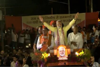 PM Modi Roadshow in Patna